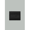Card Holder in Grained Leather - Black - PRADA
