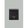 Portefeuille en Cuir grainé - Noir - PRADA