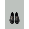 Mocassins en cuir brossé - Noir - PRADA