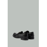 Mocassins en cuir brossé - Noir - PRADA