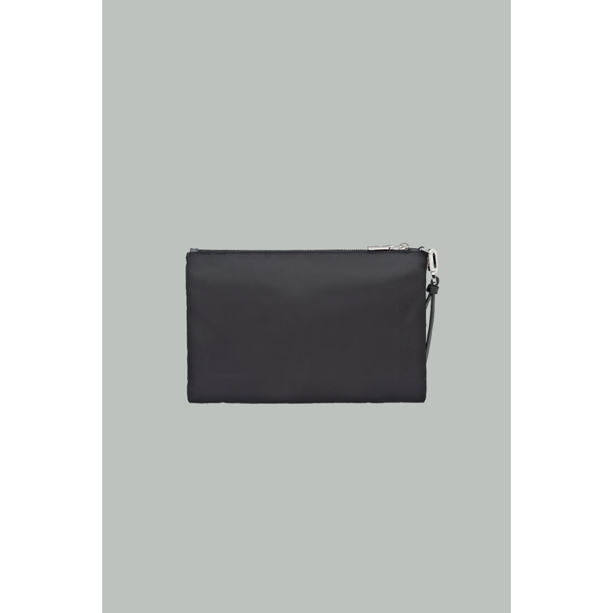 Pochette en Re-Nylon et cuir Saffiano - Noir - PRADA