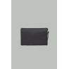 Pochette en Re-Nylon et cuir Saffiano - Noir - PRADA