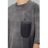 T-shirt Délavé - Noir -  MAISON MIHARA YASUHIRO