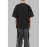 T-shirt Délavé Avec Usures - Noir -  MAISON MIHARA YASUHIRO