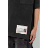 T-shirt Délavé Avec Usures - Noir -  MAISON MIHARA YASUHIRO