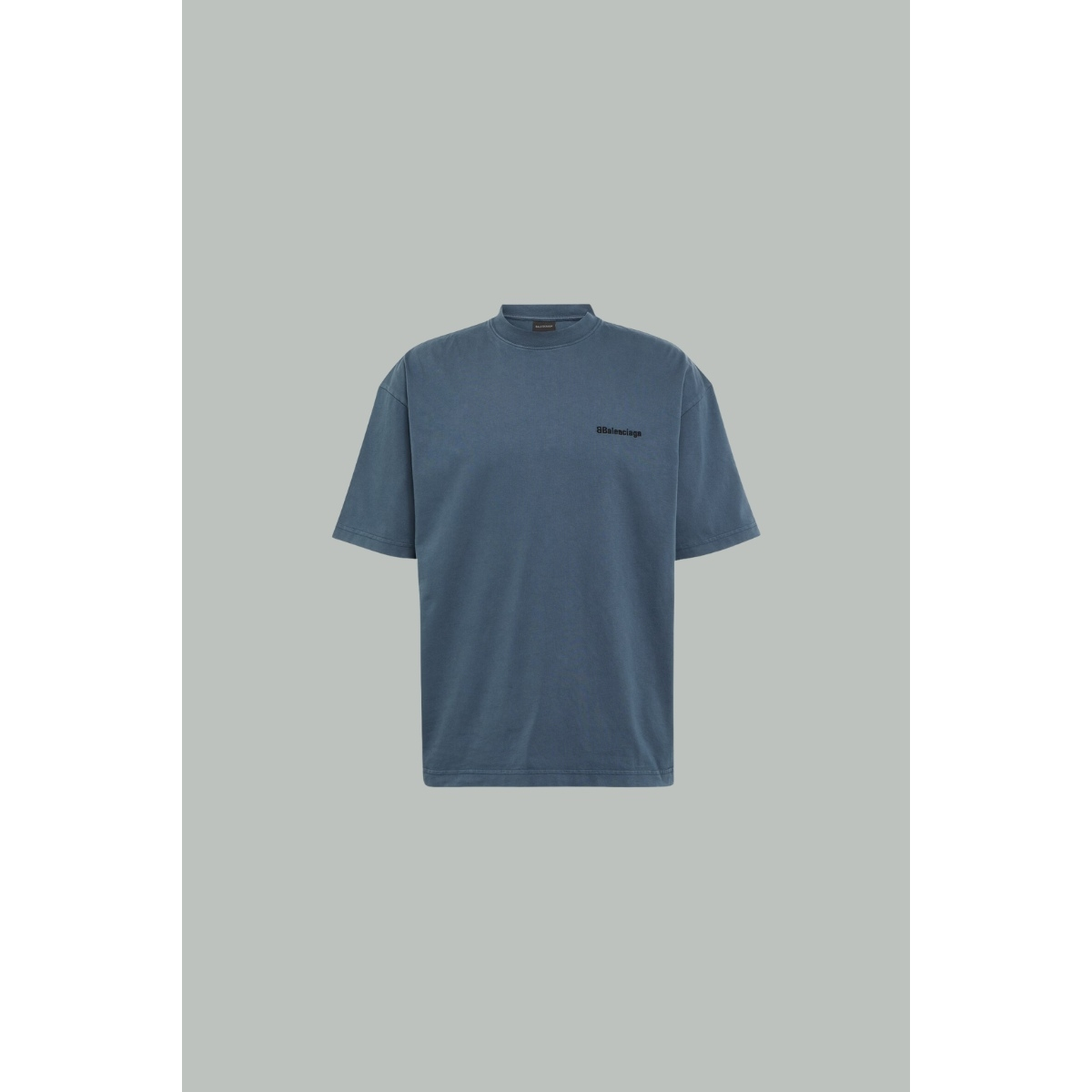 T-shirt Logo Bb Brodé - Bleu - BALENCIAGA