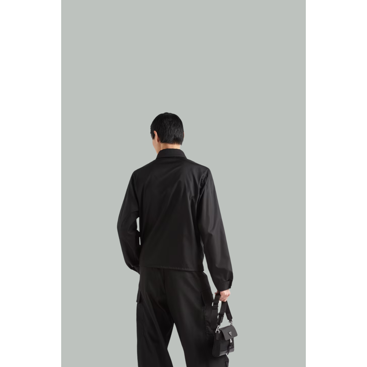Blouson en Re-Nylon - Noir - PRADA