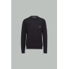 Pull à col rond en laine - Noir - PRADA