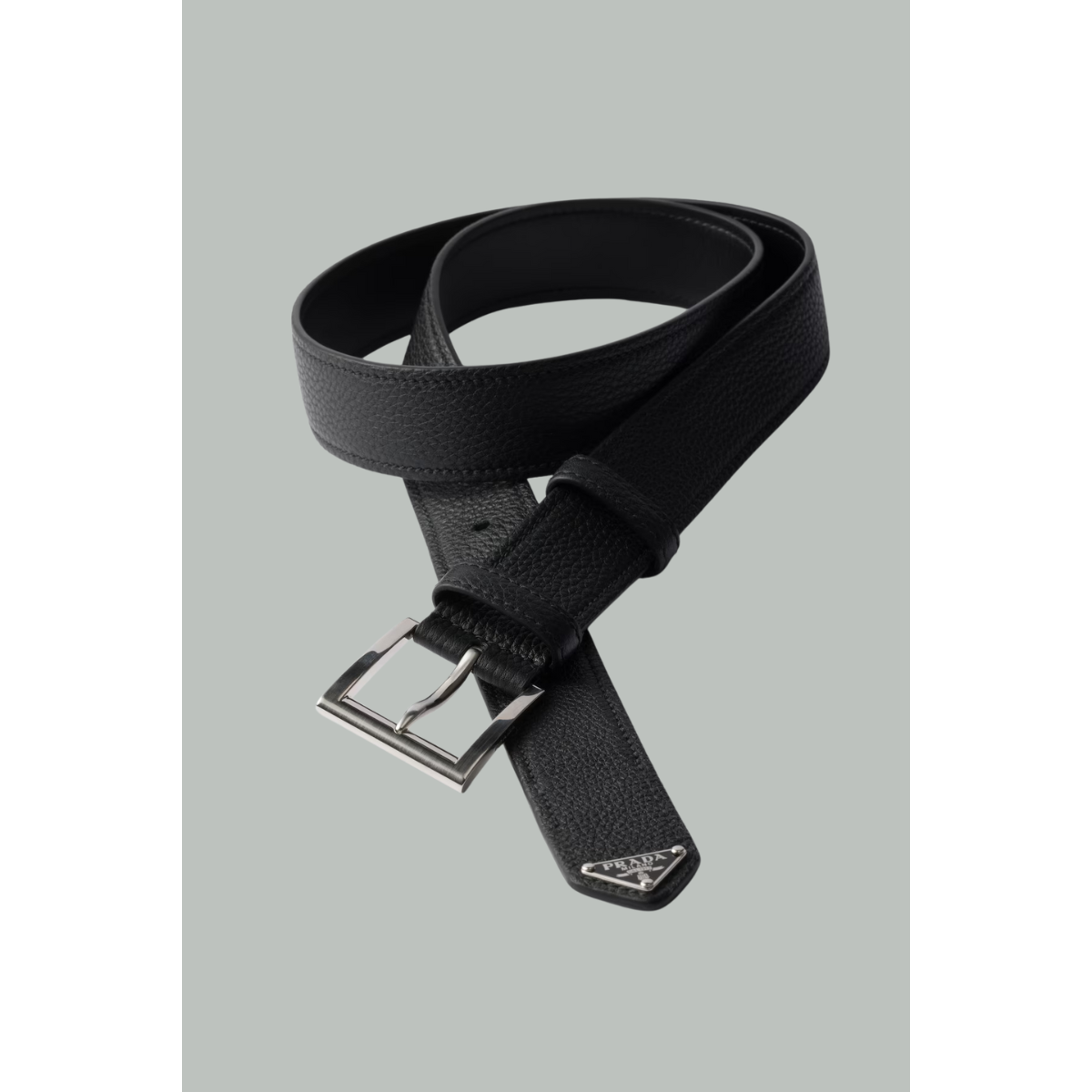 Ceinture en cuir - Noir - PRADA
