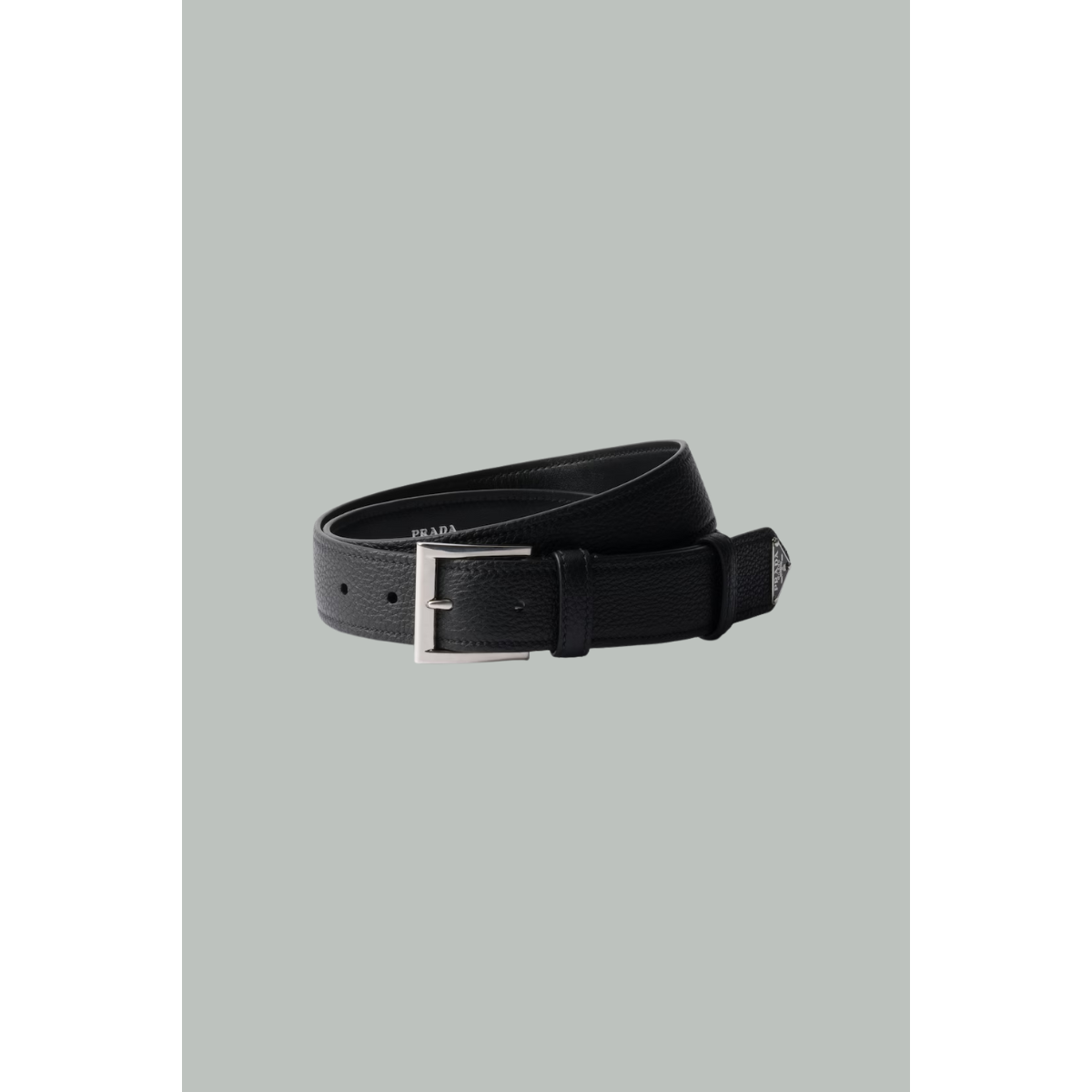 Ceinture en cuir - Noir - PRADA