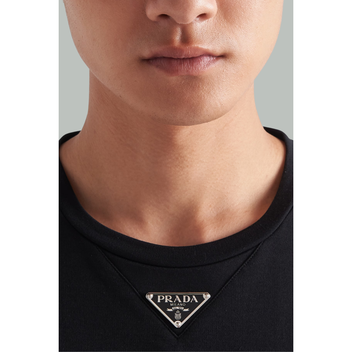 Cotton T-shirt - Black  - PRADA