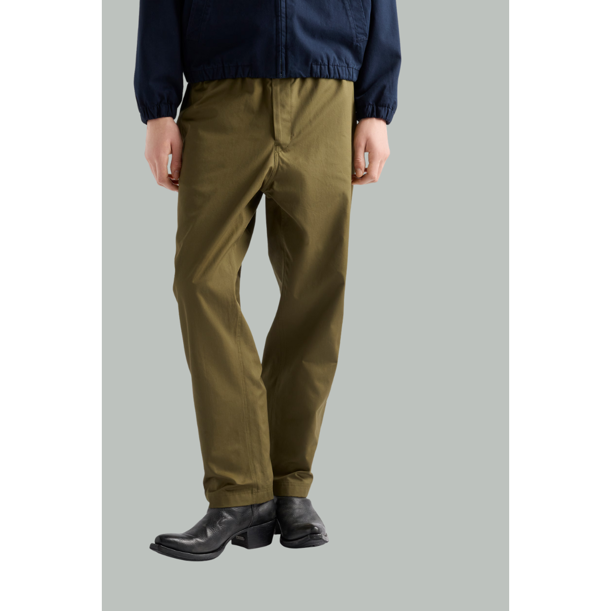 Cotton pants - Military Green - PRADA