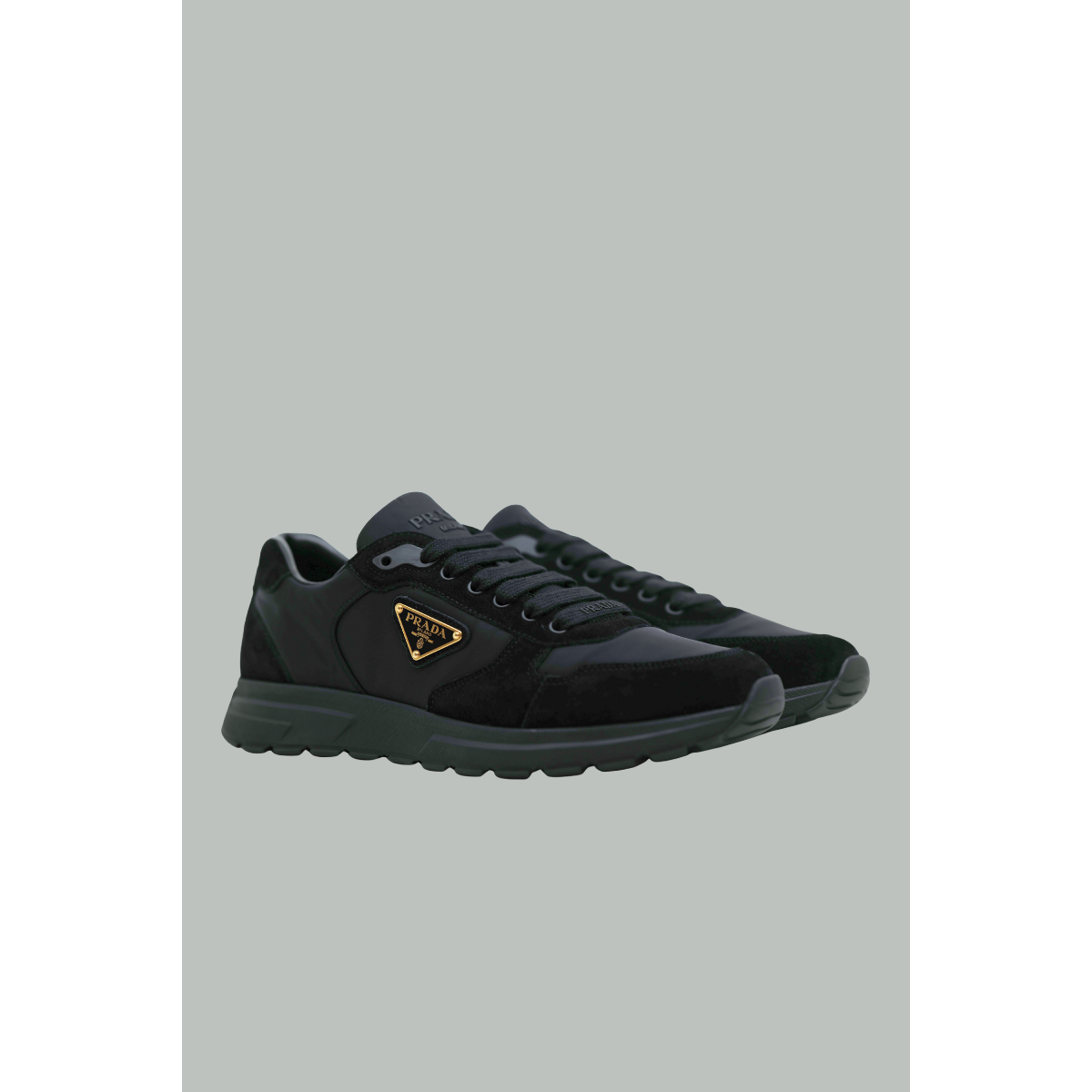 Prax 2.0 in Re-Nylon and calfskin velvet - Black - PRADA