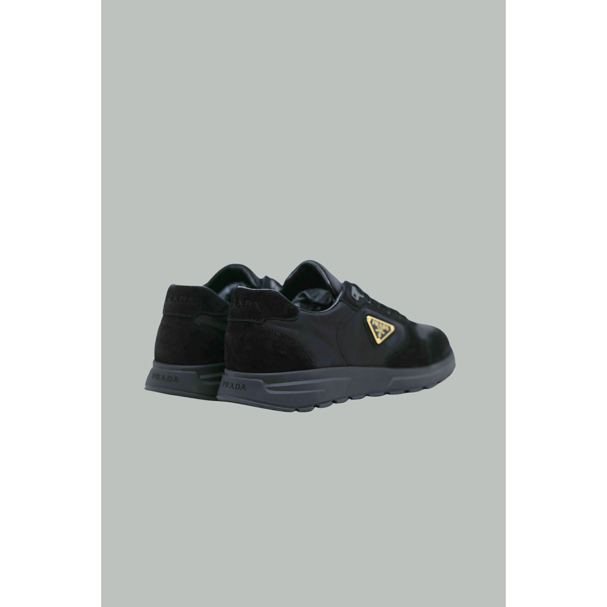Prax 2.0 in Re-Nylon and calfskin velvet - Black - PRADA