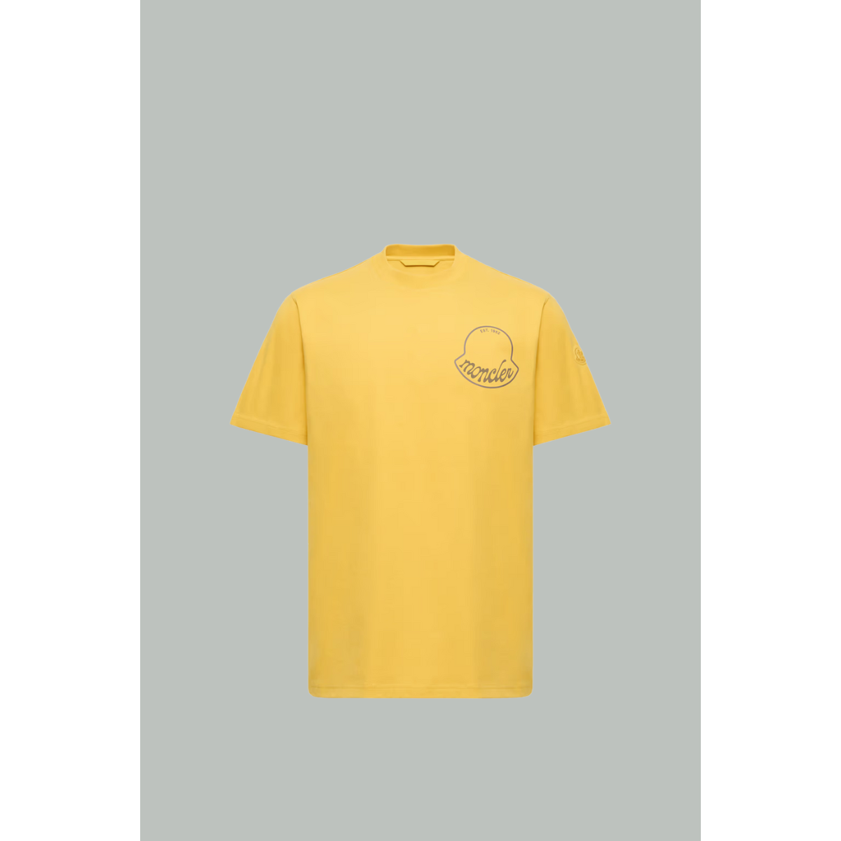 T-shirt En Coton à Logo - Jaune - MONCLER