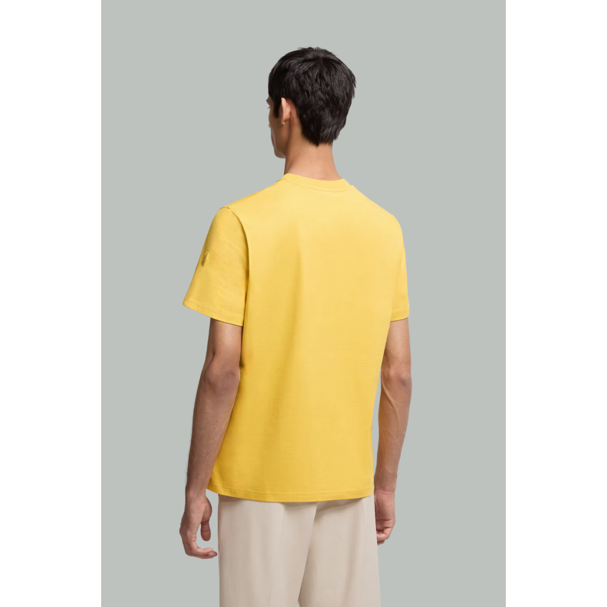 Cotton Logo T-shirt - Yellow - MONCLER