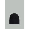 Logo Cotton Beanie - Black - MONCLER