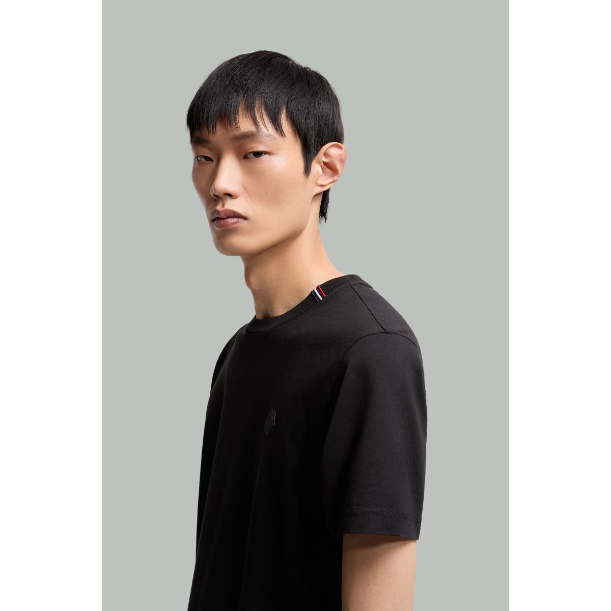 Cotton T-shirt - Black - MONCLER