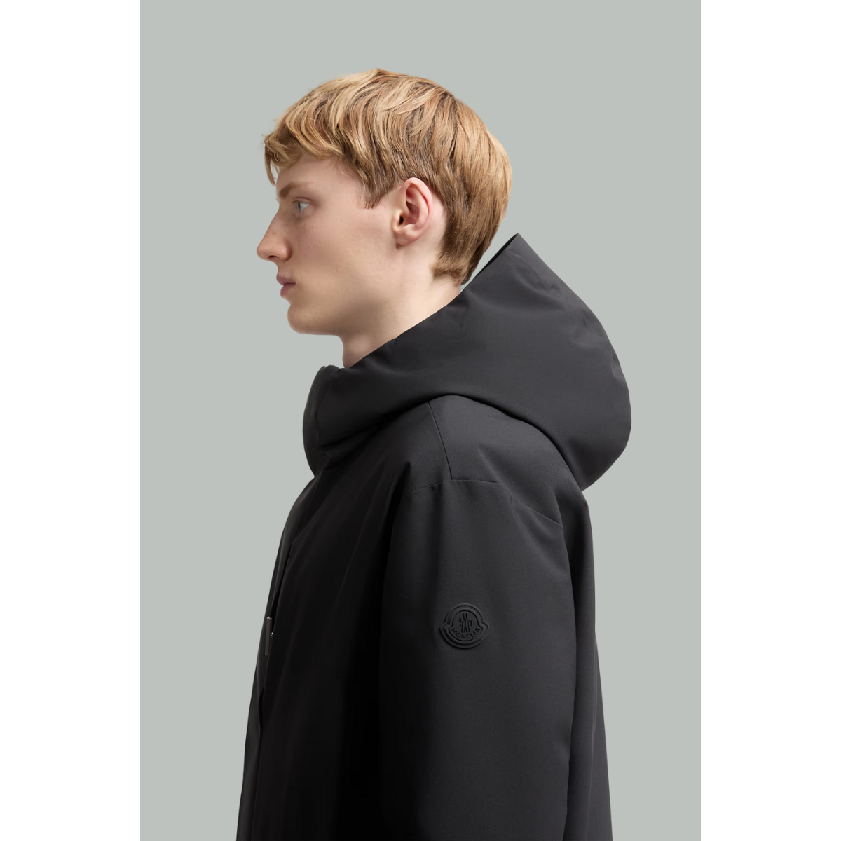 Gatillier Hooded Short Down Jacket - Black - MONCLER