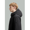 Gatillier Hooded Short Down Jacket - Black - MONCLER