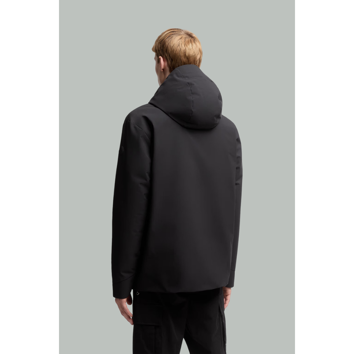 Gatillier Hooded Short Down Jacket - Black - MONCLER