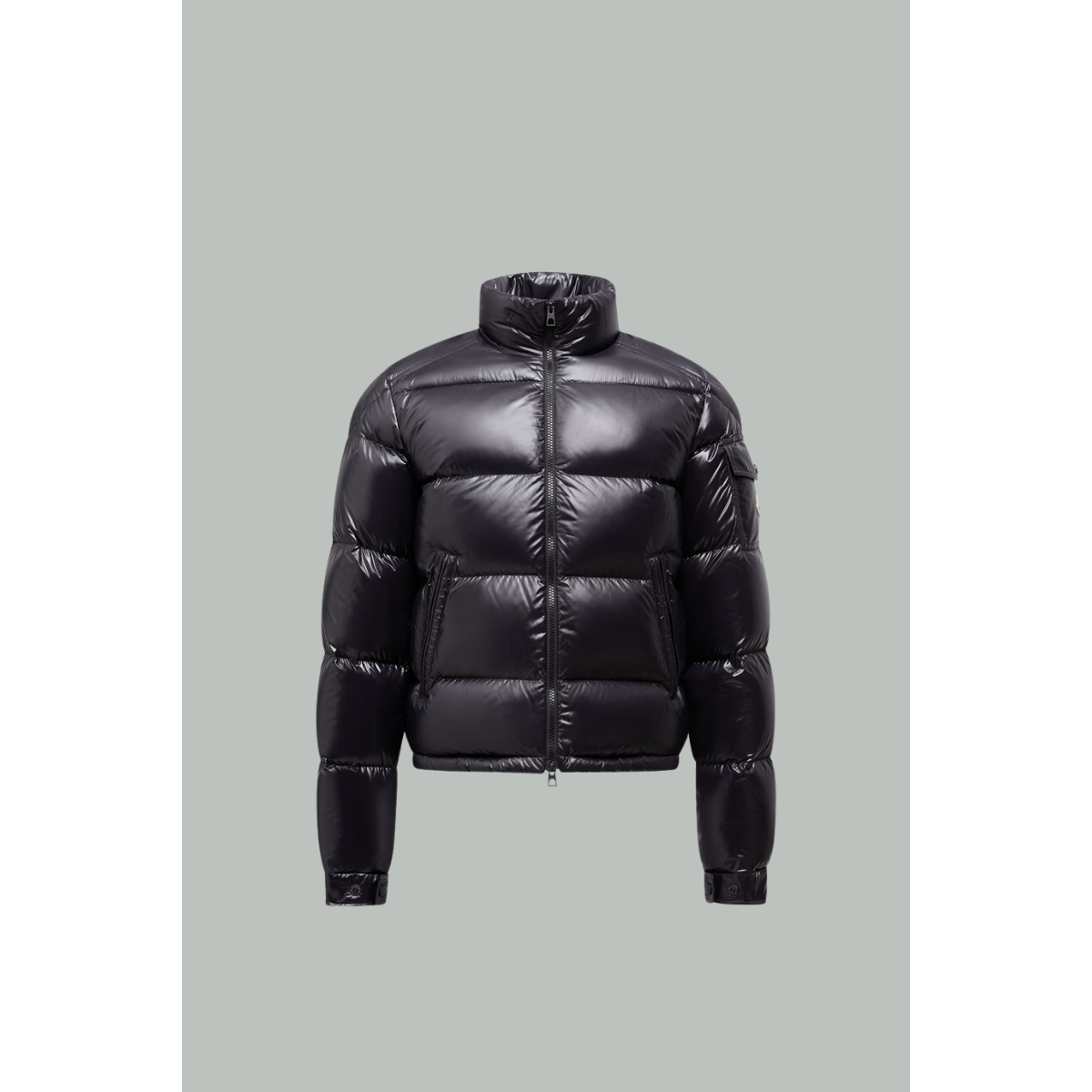 Levitha Hooded Short Down Jacket - Black - MONCLER