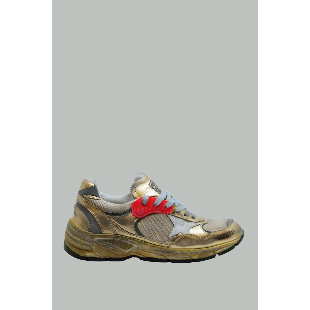 Running Dad New Homme - Or / Crème / Optique blanc - GOLDEN GOOSE