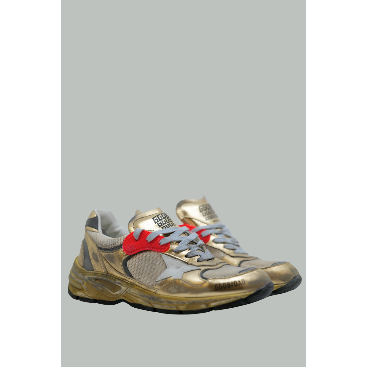 Running Dad New Homme - Or / Crème / Optique blanc - GOLDEN GOOSE