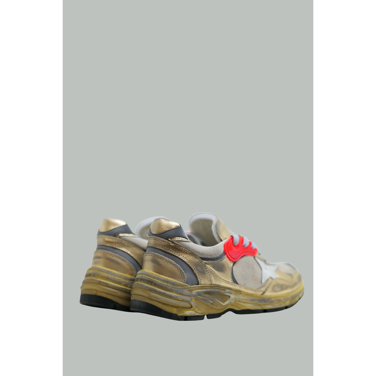 Running Dad New Homme - Or / Crème / Optique blanc - GOLDEN GOOSE