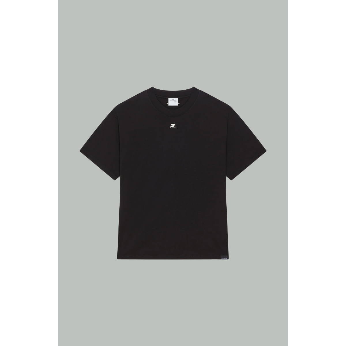 T-shirt Oversize - Noir - COURRÈGES
