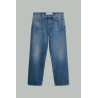Wide Leg Jeans in Medium Wash - Blue - GOLDEN GOOSE