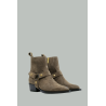 Bottes Basses Debbie en Daim Femme - Maron - GOLDEN GOOSE