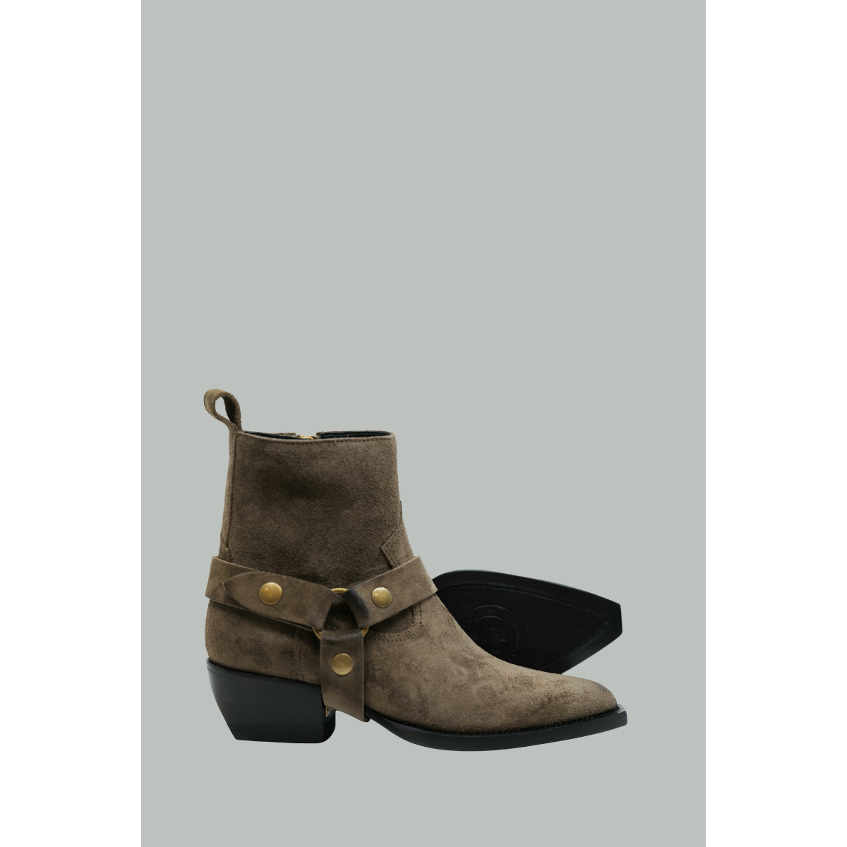 Debbie Suede Low Boots Women - Brown - GOLDEN GOOSE