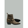 Bottes Basses Debbie en Daim Femme - Maron - GOLDEN GOOSE