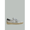 Super-Star Classic With Spur Homme - Blanc / Glace / Gris Foncé - GOLDEN GOOSE