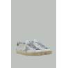 Super-Star Classic With Spur Homme - Blanc / Glace / Gris Foncé - GOLDEN GOOSE