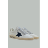 Ball Star Homme - Blanc / Bleu / Glace - GOLDEN GOOSE