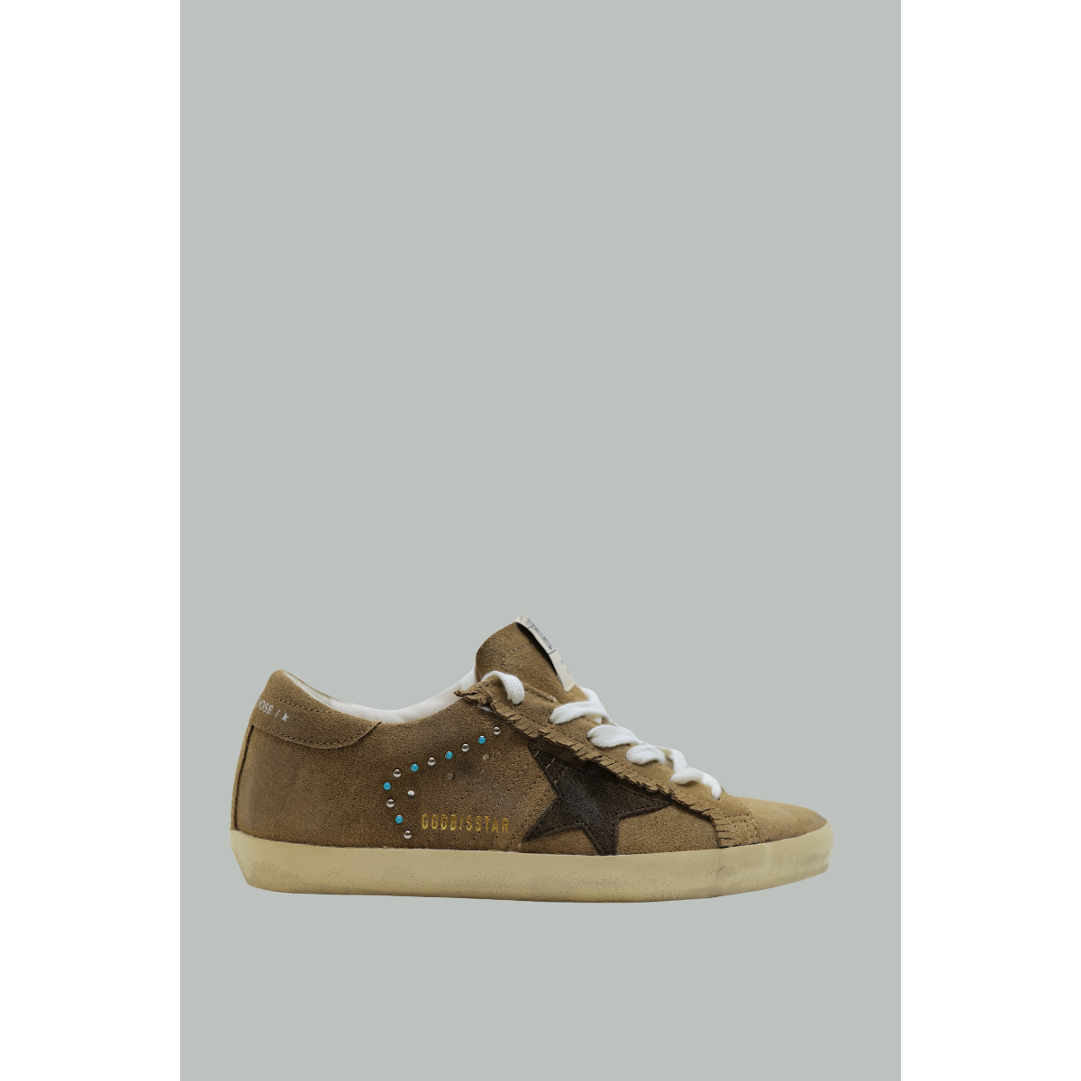 Super Star Classic With List Femme - Tabac / Marron - GOLDEN GOOSE