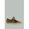 Super-Star Classic With List Femme - Tabac / Marron - GOLDEN GOOSE