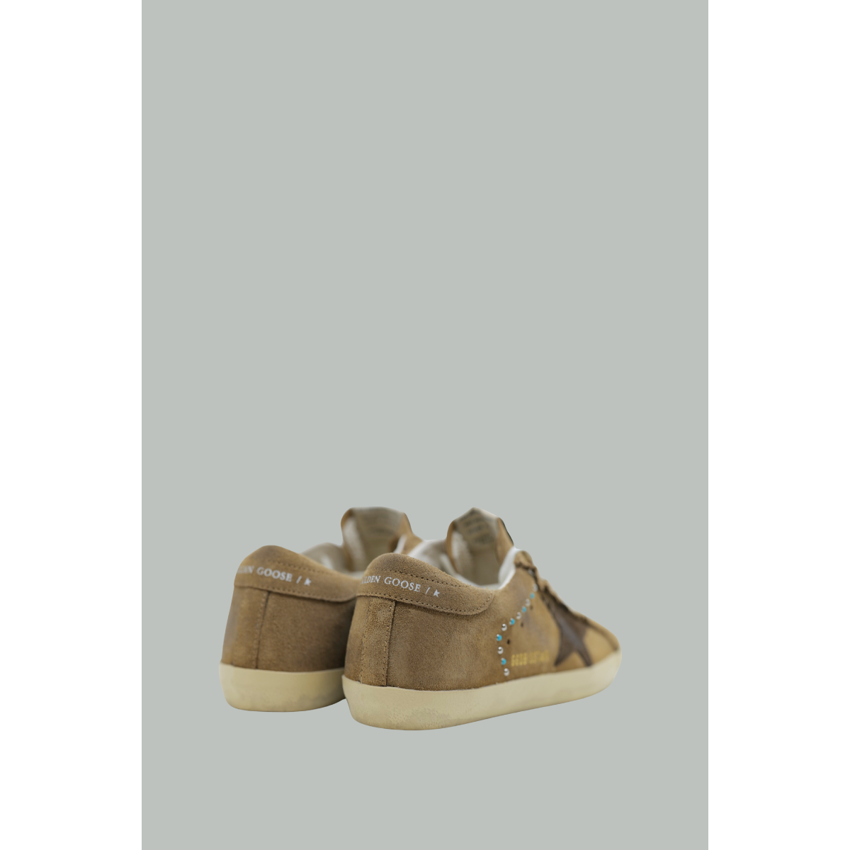 Super-Star Classic With List Femme - Tabac / Marron - GOLDEN GOOSE