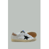 Super-Star Classic With List Femme - Blanc / Taupe / Noir - GOLDEN GOOSE