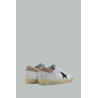 Super-Star Classic With List Femme - Blanc / Taupe / Noir - GOLDEN GOOSE