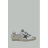 Super-Star Classic With List Femme - Blanc / Zèbre Blanc Noir - GOLDEN GOOSE
