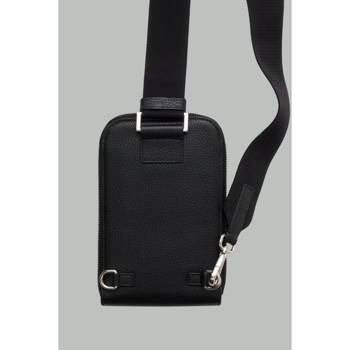 Étui Pour Smartphone En Cuir - Noir - PRADA