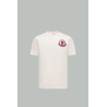 Logo Cotton T-Shirt - White - MONCLER