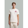 Logo Cotton T-Shirt - White - MONCLER