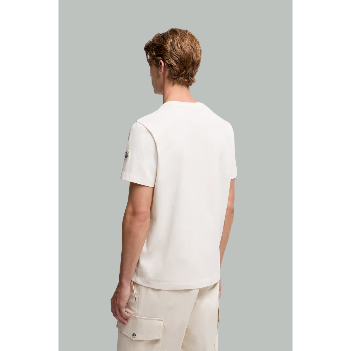 Logo Cotton T-Shirt - White - MONCLER