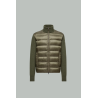 Cardigan Zippé Matelassé En Laine Et Cachemire - Kaki - MONCLER