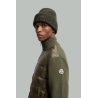 Cardigan Zippé Matelassé En Laine Et Cachemire - Kaki - MONCLER