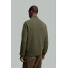 Cardigan Zippé Matelassé En Laine Et Cachemire - Kaki - MONCLER